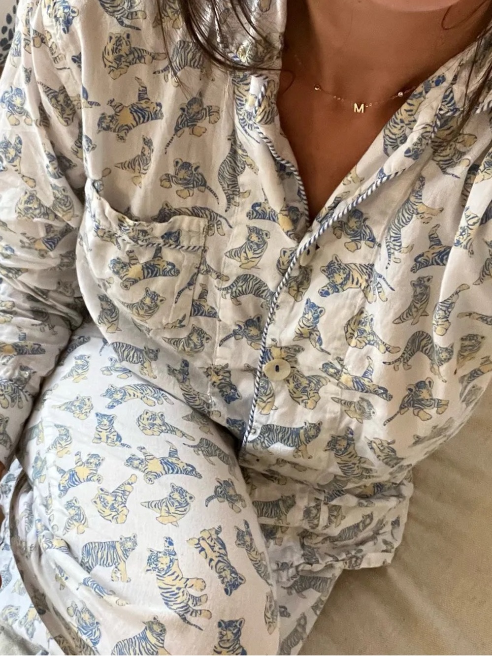 Roller Rabbit Pajama Top